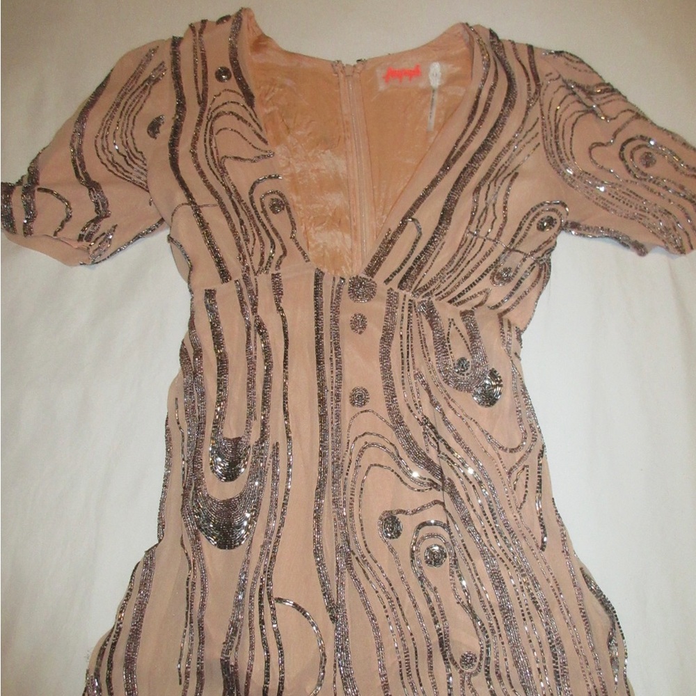 Embellished Free People Romper